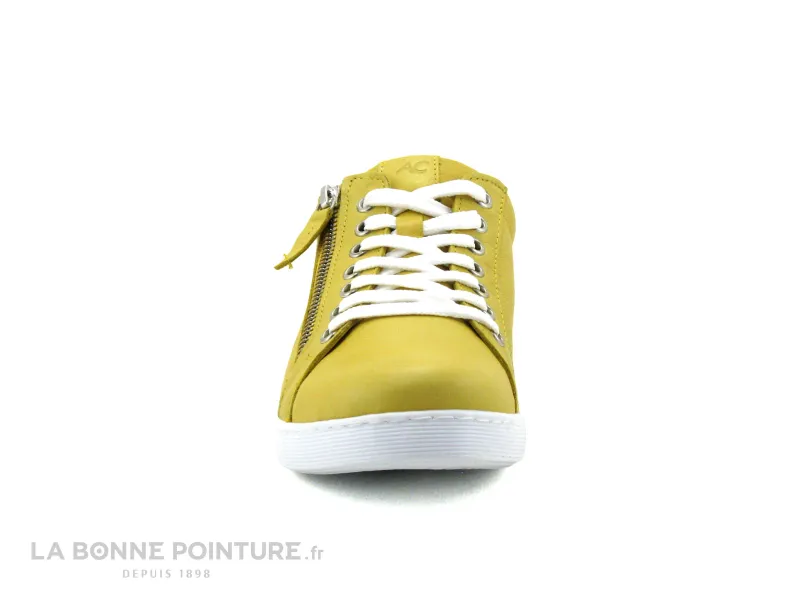 Achat chaussures Andrea Conti Femme Basket, vente Andrea Conti 0342035 051 Gelb - Basket basse femme cuir jaune