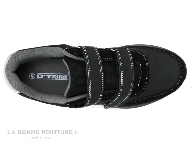 Achat chaussures DT New York Homme Basket, vente DT New York B946890 black - Basket noire Homme - 2 scratches