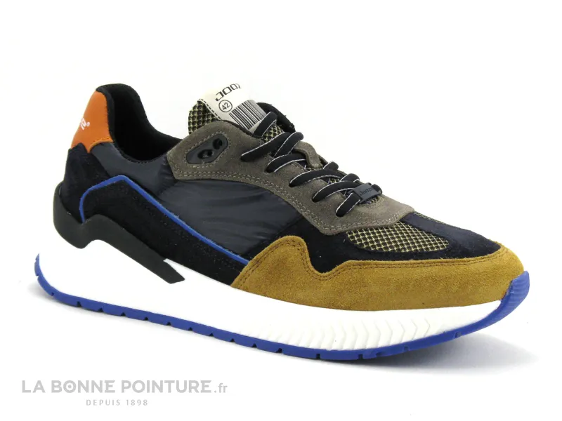 Achat chaussures Jooze Homme Basket, vente Jooze J5550B X53 Marine Camel Gris Orange - Sneakers Homme