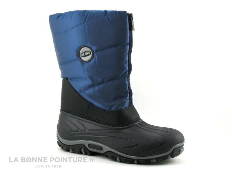 Achat chaussures Olang Junior Bottillon, vente Olang BMX 82 Blu - Botte neige noire et bleue