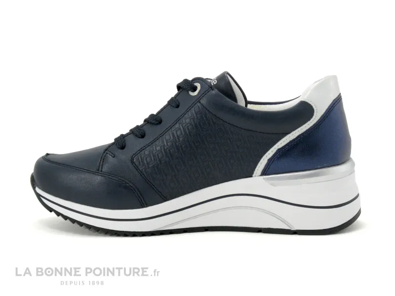 Achat chaussures Remonte Femme Basket, vente Remonte D0T03-14 blue - Basket compensee bleu marine