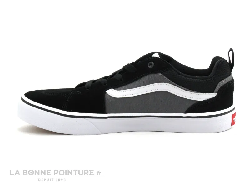 Achat chaussures Vans Junior Basket ville, vente Vans FILMORE Noir - Gris - Basket Juniors