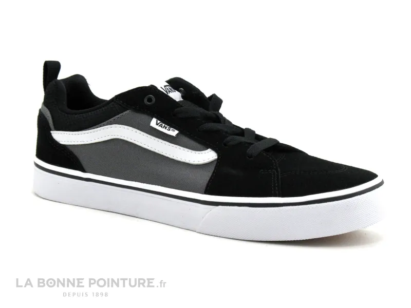 Achat chaussures Vans Junior Basket ville, vente Vans FILMORE Noir - Gris - Basket Juniors