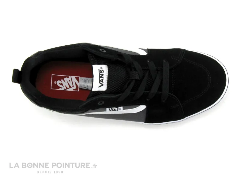 Achat chaussures Vans Junior Basket ville, vente Vans FILMORE Noir - Gris - Basket Juniors