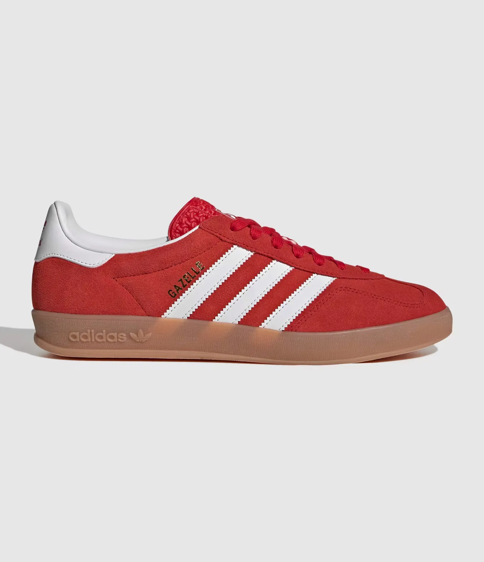 ADIDAS Partager  Baskets Gazelle Indoor Rouge, Blanc, Gomme  