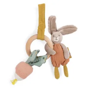 Anneau Hochet Bois Lapin - Trois Petits Lapins