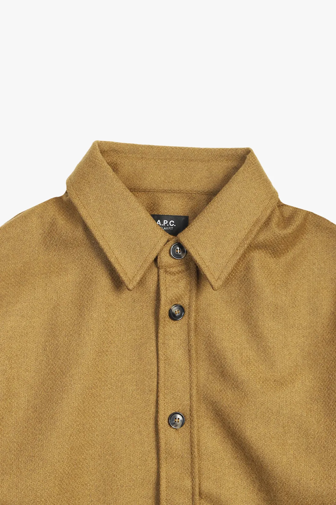 A.p.c. Surchemise bobby Ocre - GRADUATE STORE