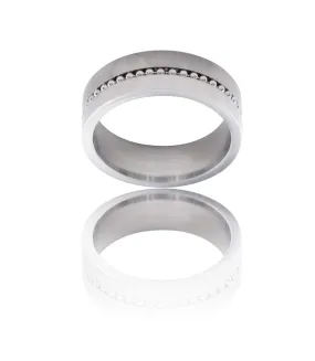 Bague Anneau Homme Fashion Acier