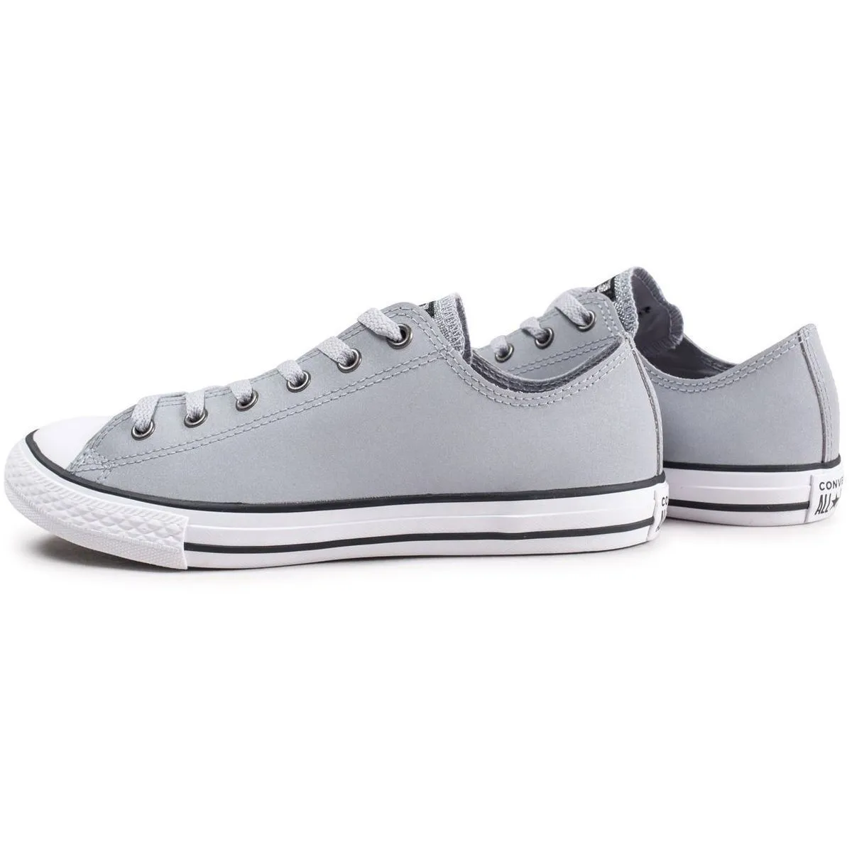 Baskets mode Converse chuck taylor all star glitter   ox gris