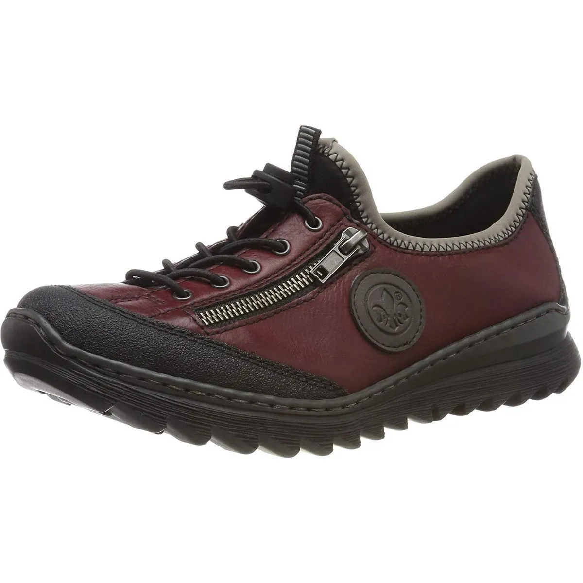 Baskets mode Rieker m6269 bordeaux