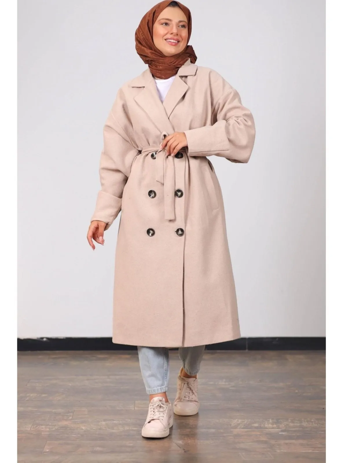 Beige - Coat