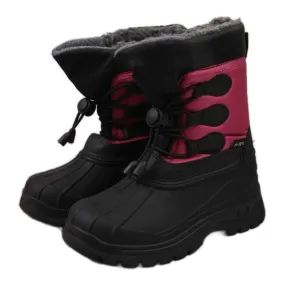 Bottes de neige enfant isolées rose Gallop le noir