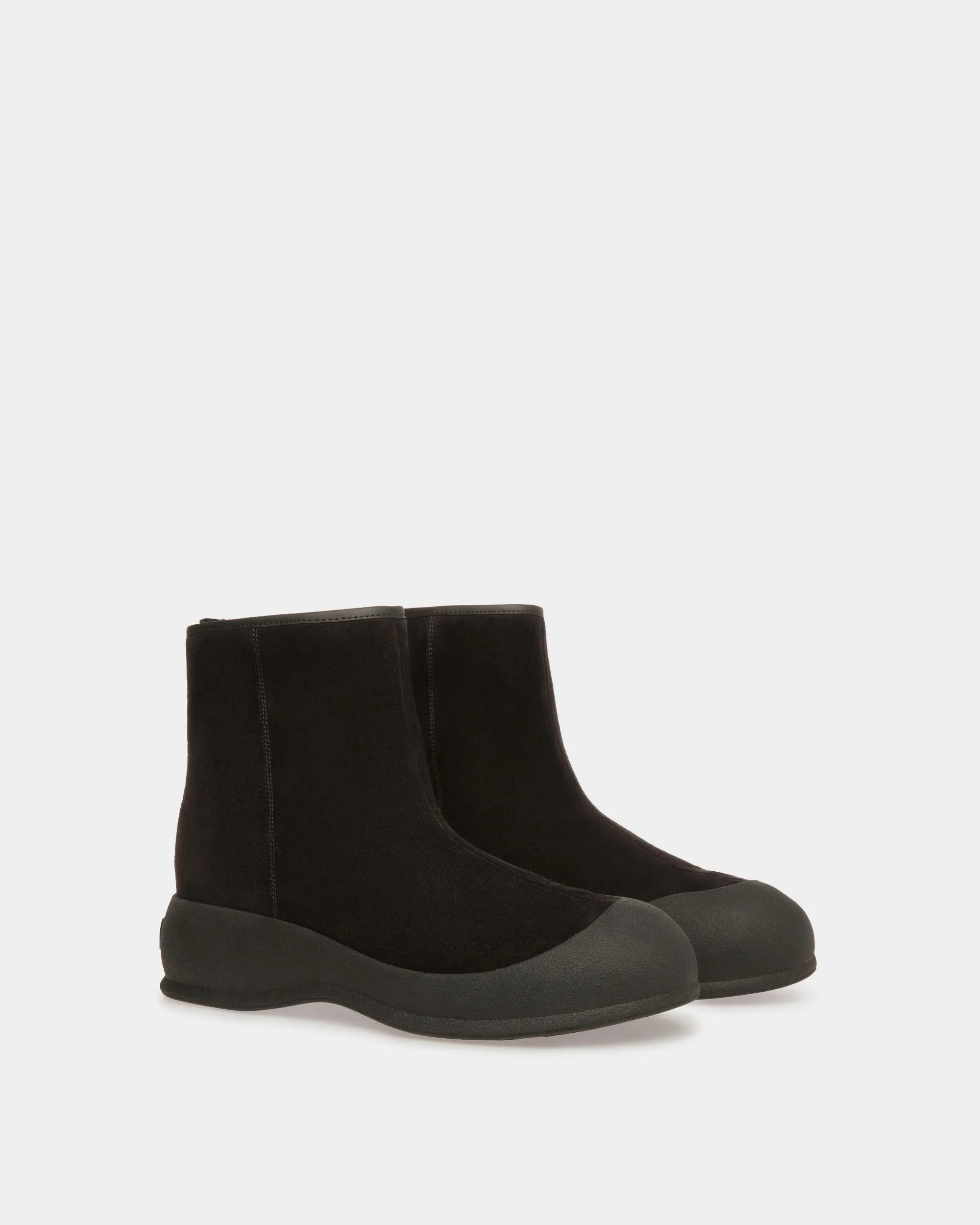 Bottes De Neige Frei En Cuir Noir