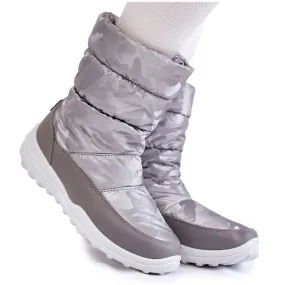 Bottes de Neige Hautes Femme Big Star KK274600 Gris