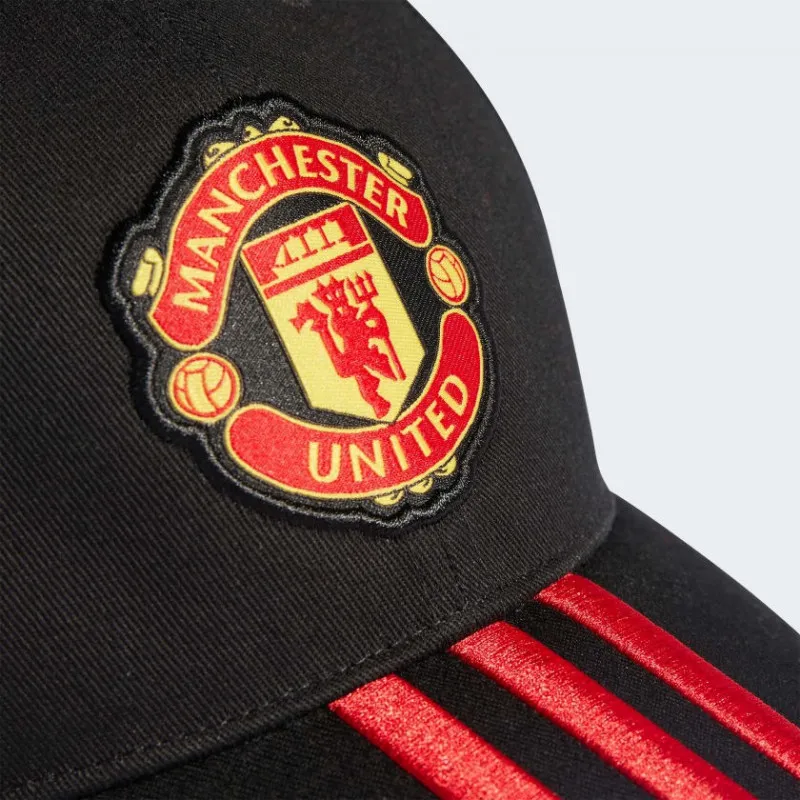 Casquette adidas Manchester United FC ajustable - Noir/Rouge - IB4568