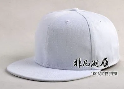 Casquette baseball hip hop américain unie vièrge