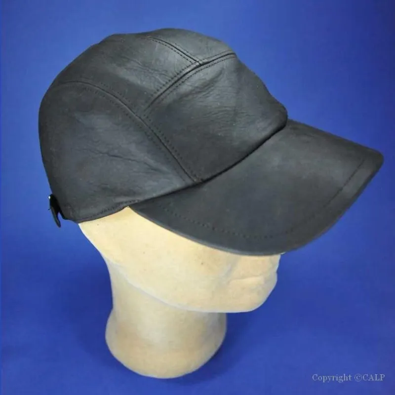 casquette cuir homme-casquette cuir marron