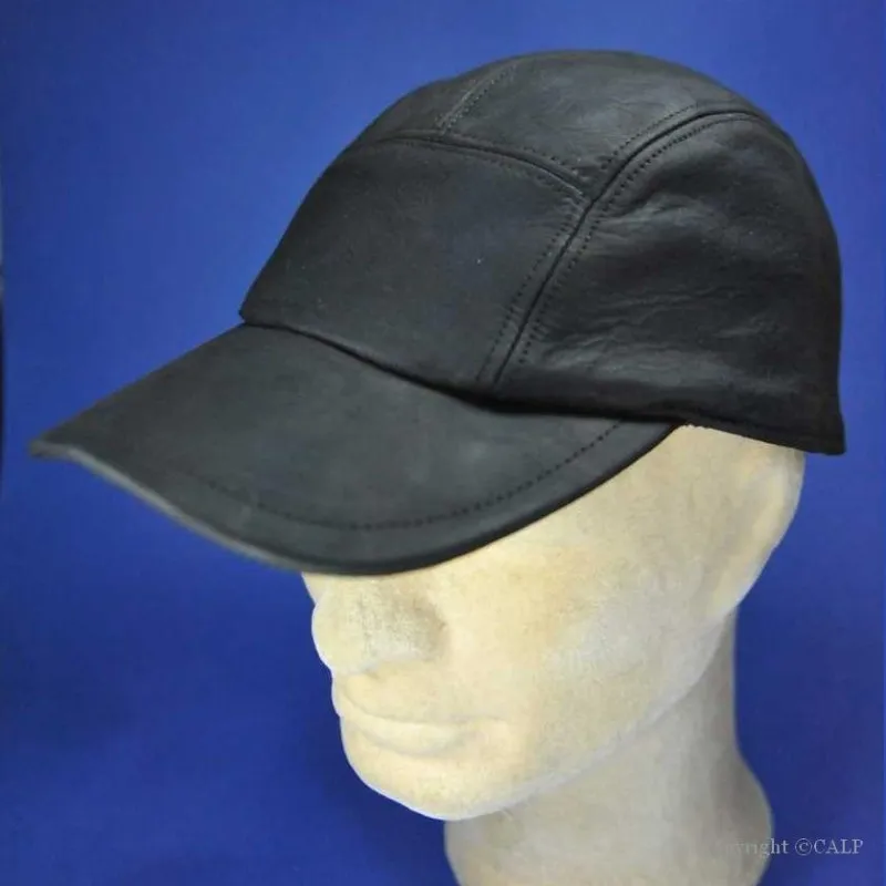 casquette cuir homme-casquette cuir marron