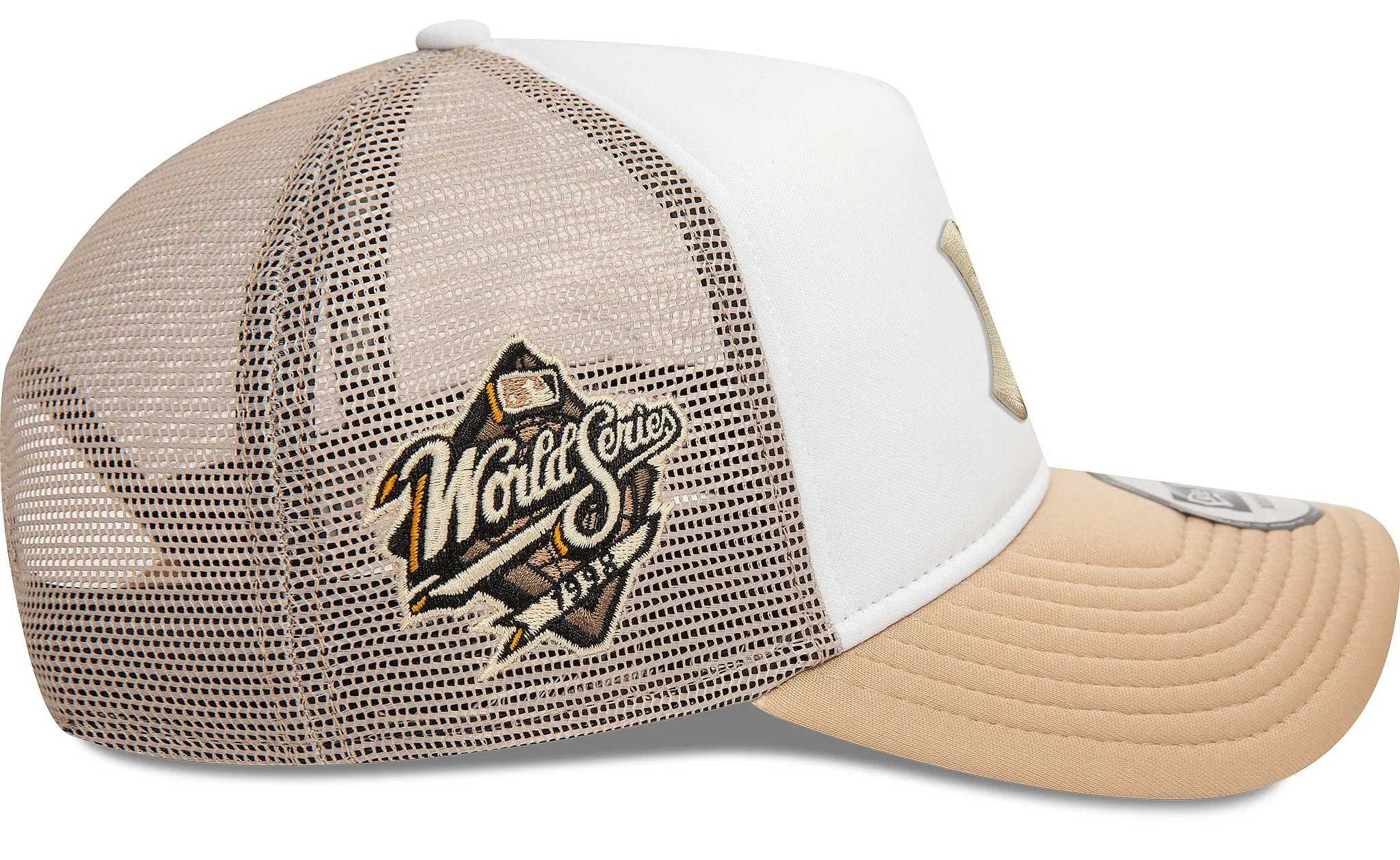 casquette New Era 9FO AF World Trucker MLB New York Yankees - Beige - men´s