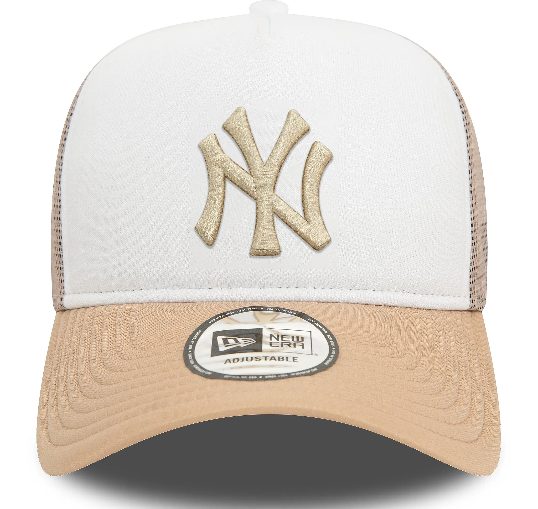 casquette New Era 9FO AF World Trucker MLB New York Yankees - Beige - men´s