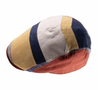 Casquette patchwork lin - Casquette Classic Italy