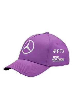 Casquette Violette Lewis Hamilton Mercedes F1