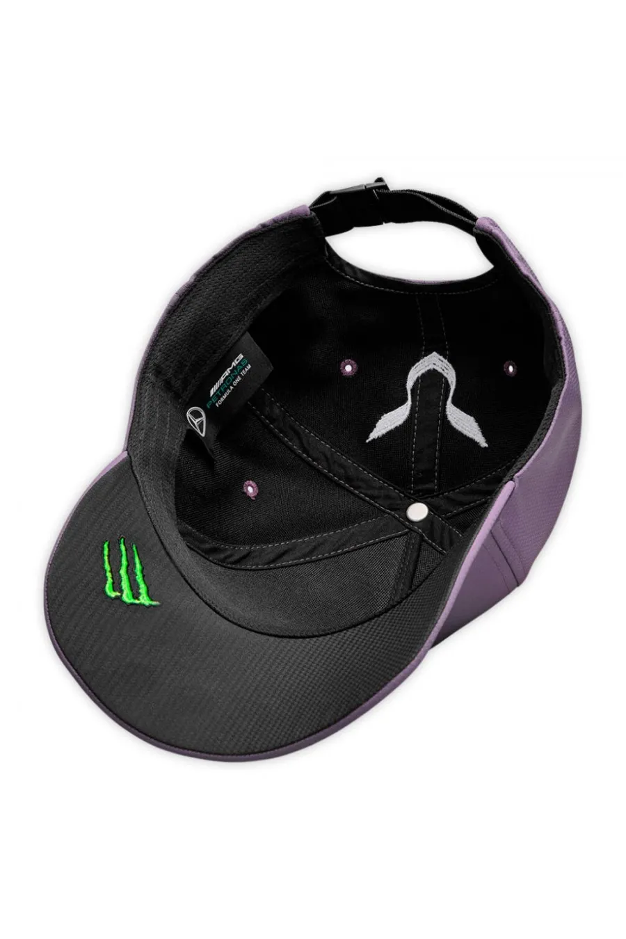 Casquette Violette Lewis Hamilton Mercedes F1