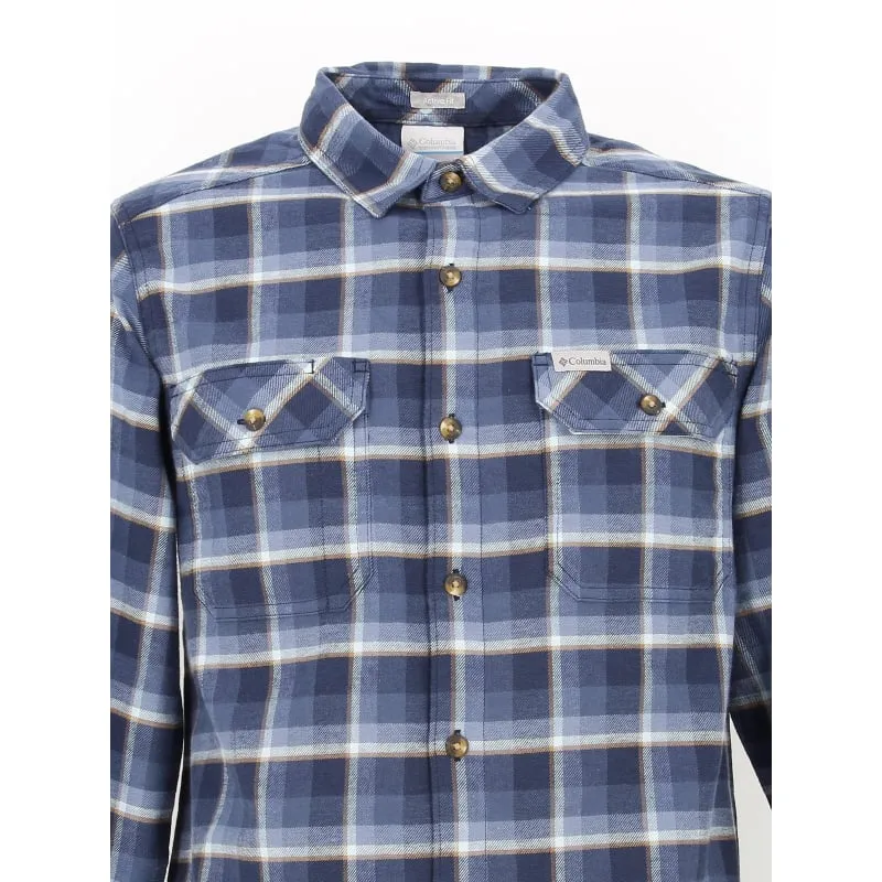 Chemise en flannelle stretch flare gun bleu homme - Columbia | wimod