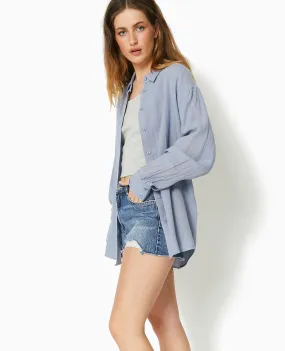 Chemise oversize unie