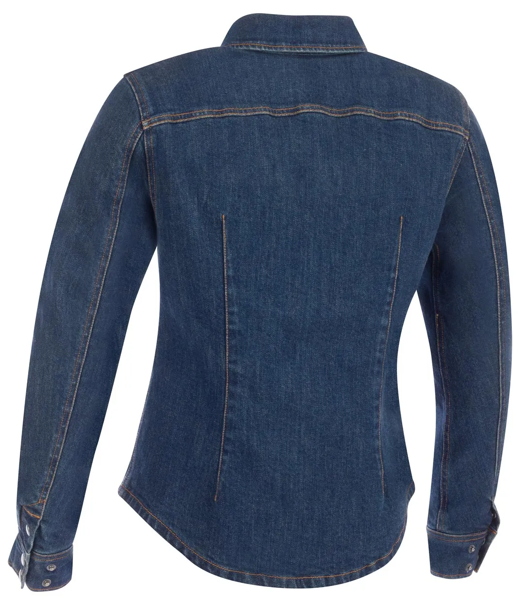 Chemise Segura Lady Terence bleu, Chemise moto jean femme