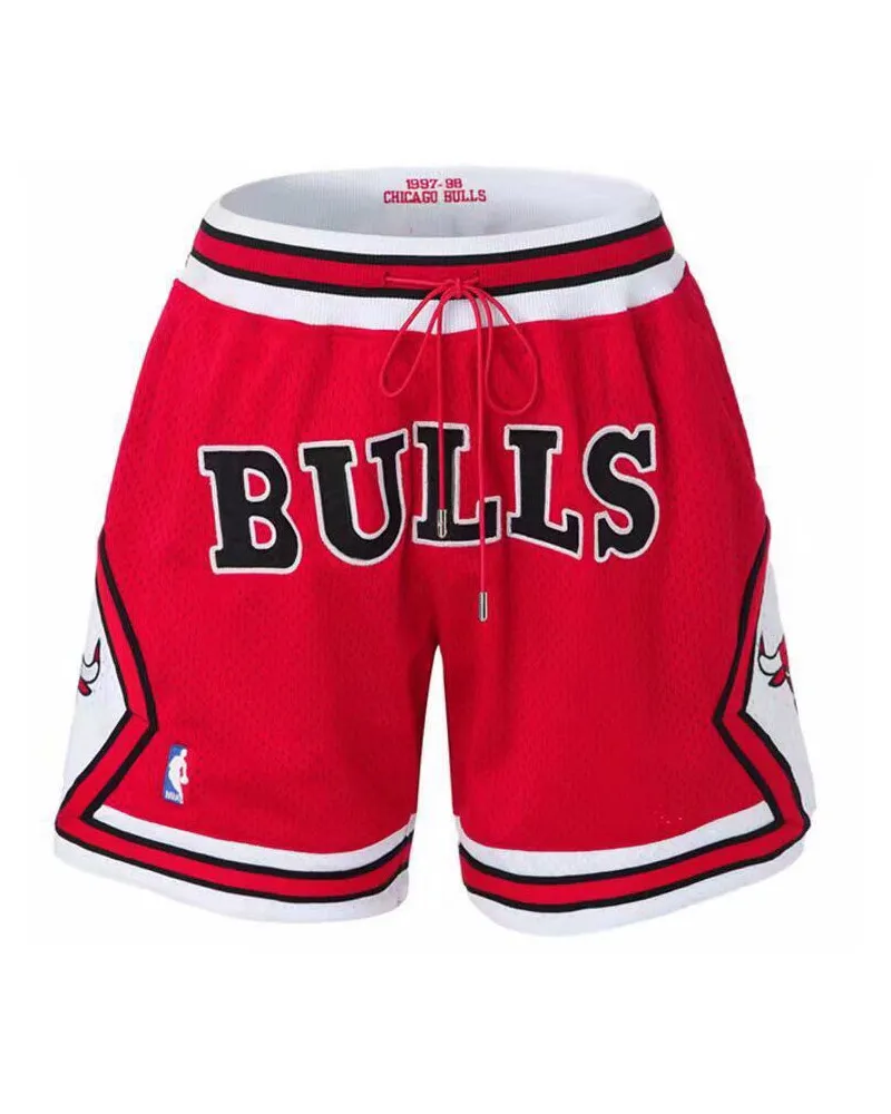 Chicago Bulls Red NBA Shorts