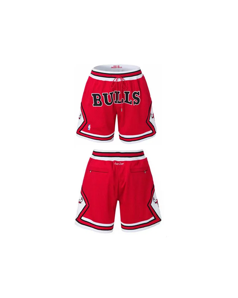 Chicago Bulls Red NBA Shorts