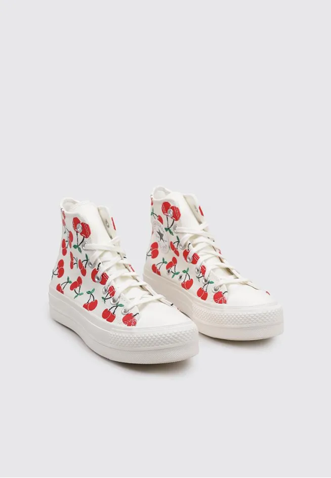 CHUCK TAYLOR ALL STAR LIFT PLATFORM CHERRIES  Converse BASKETS À PLATEFORME