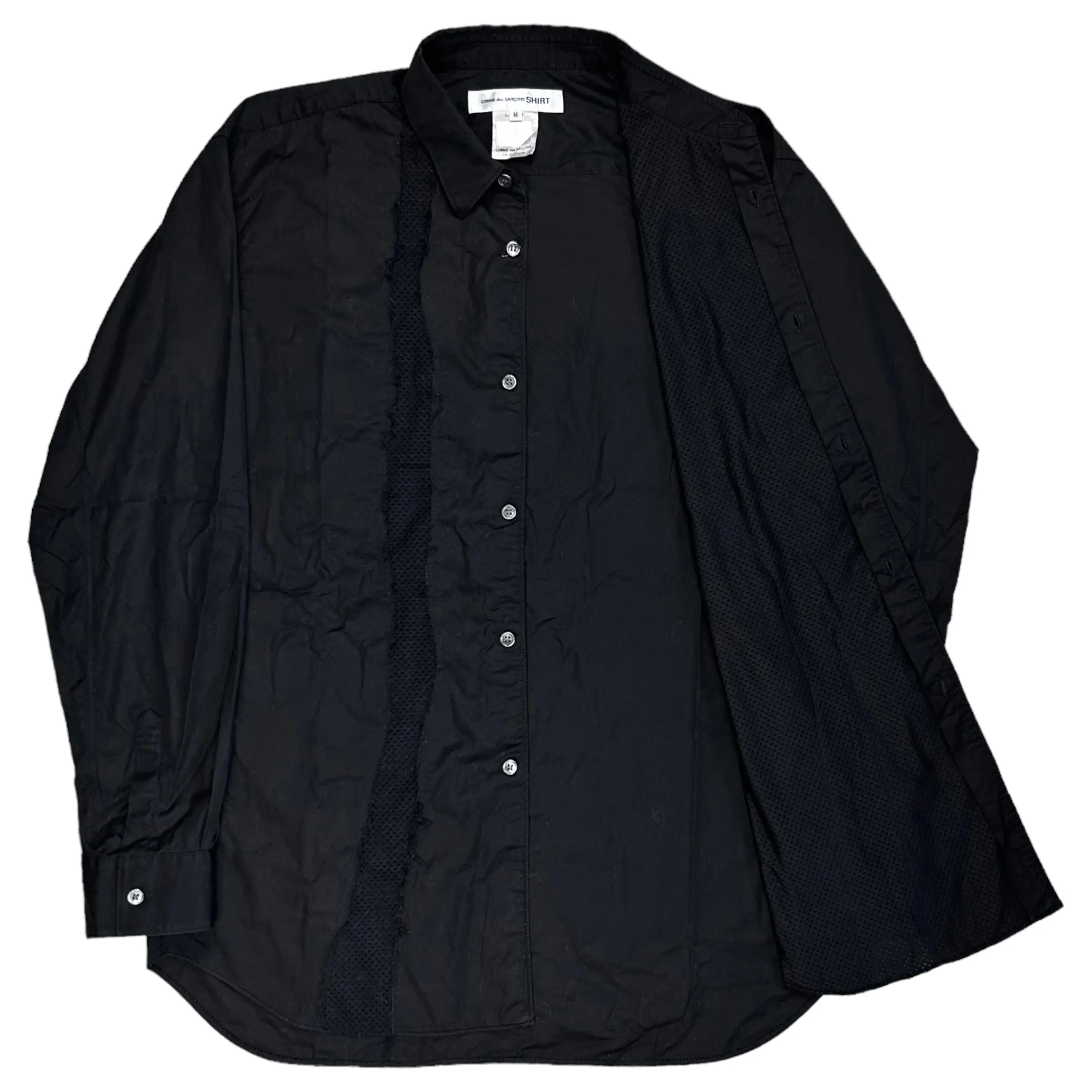 Comme des Garcons Shirt Assembled Mesh Sample Shirt