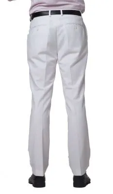 Costume Slim Trois Pièce pour Homme cintré gilet veste pantalon - blanc