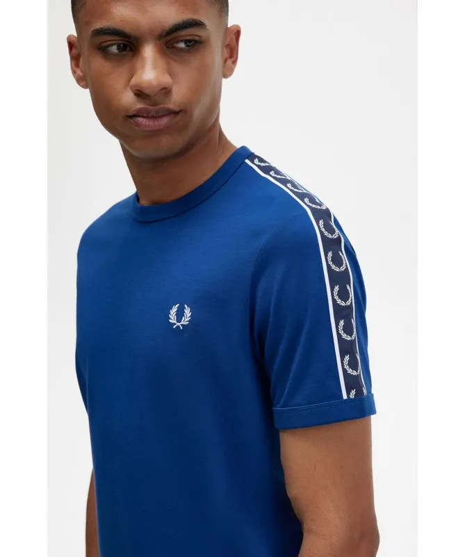 Fiesta France - T-shirt à bordures contrastantes Fred Perry