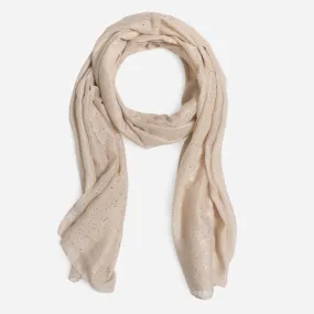 Foulard beige pailleté doré - Foulards / écharpes Accessoires | ERAM