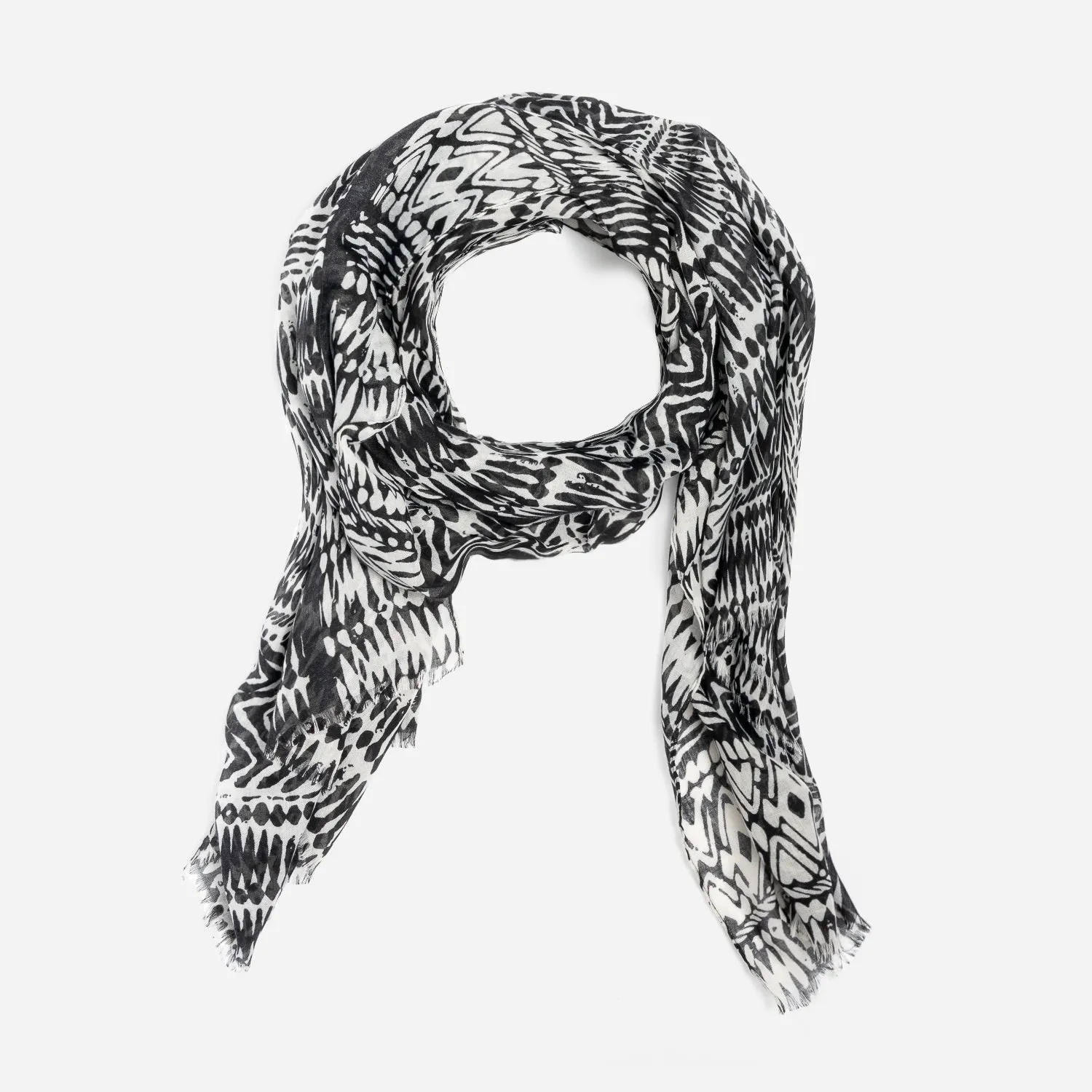 Foulard noir et blanc - Foulards / écharpes Accessoires | ERAM