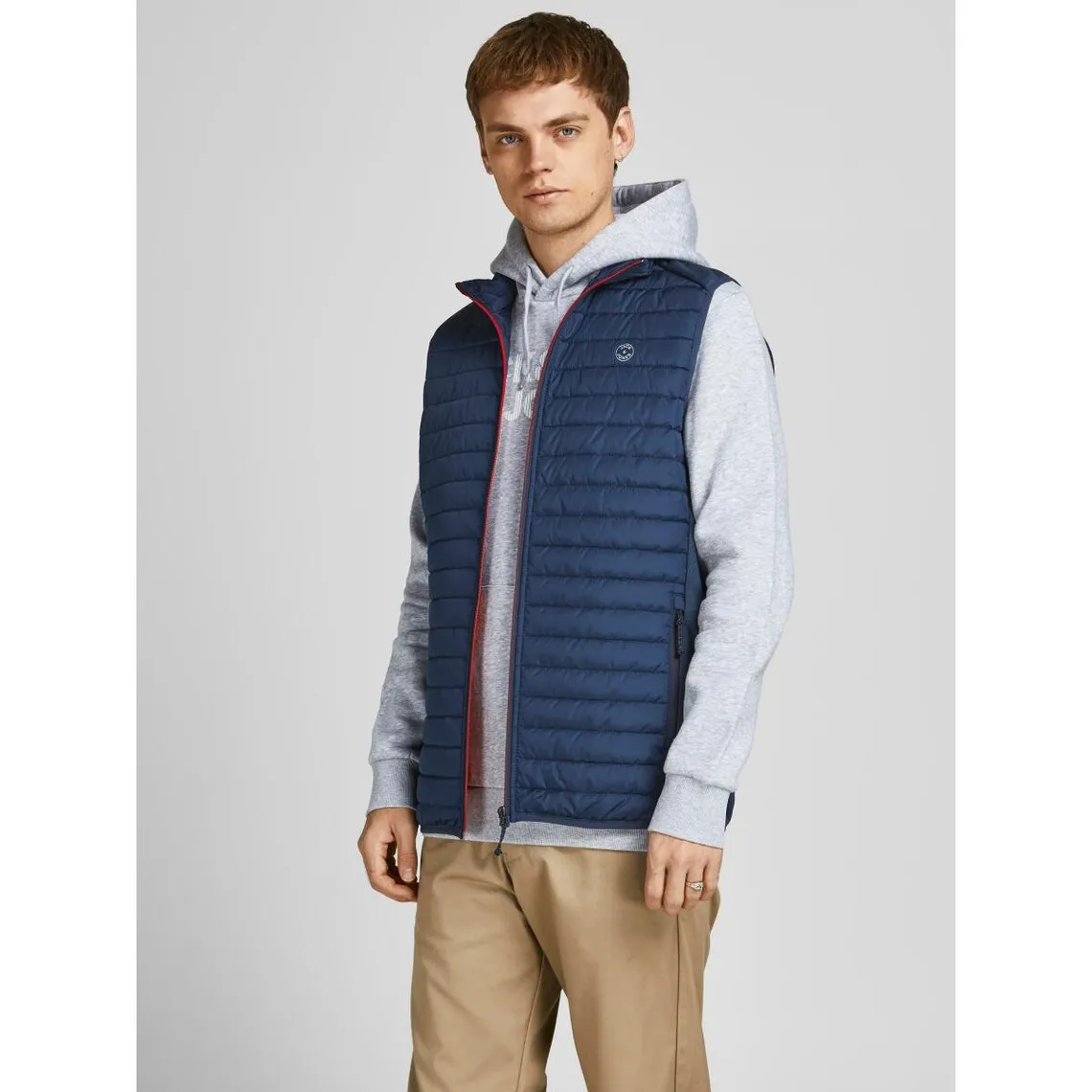 Gilet matelassé Capuche Sans manches Bleu Marine Jules Remy | 3 Suisses