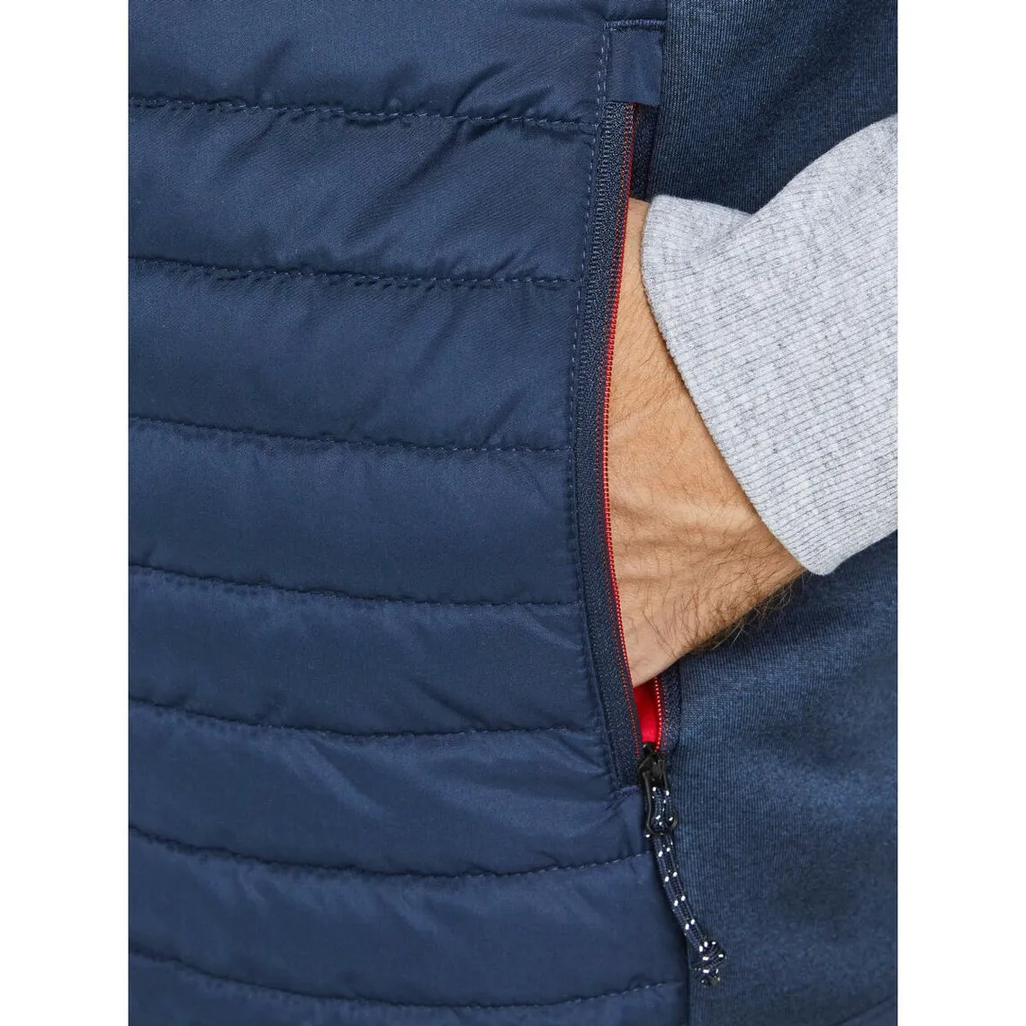 Gilet matelassé Capuche Sans manches Bleu Marine Jules Remy | 3 Suisses