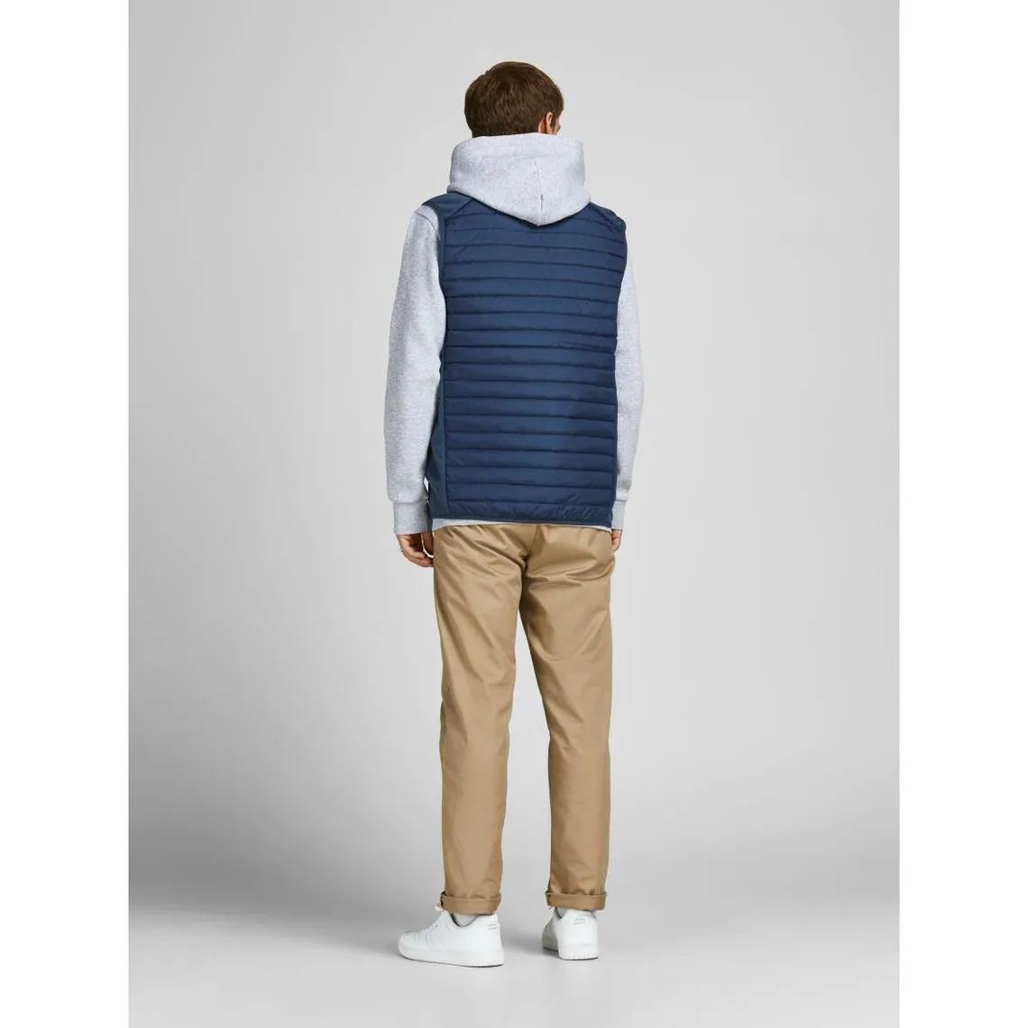 Gilet matelassé Capuche Sans manches Bleu Marine Jules Remy | 3 Suisses