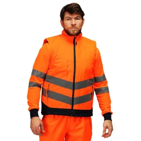 Gilet sans manche haute visibilité matelassé imperméable polyester 200 grs-m2 Hi-vis pro insulated unisexe Regatta