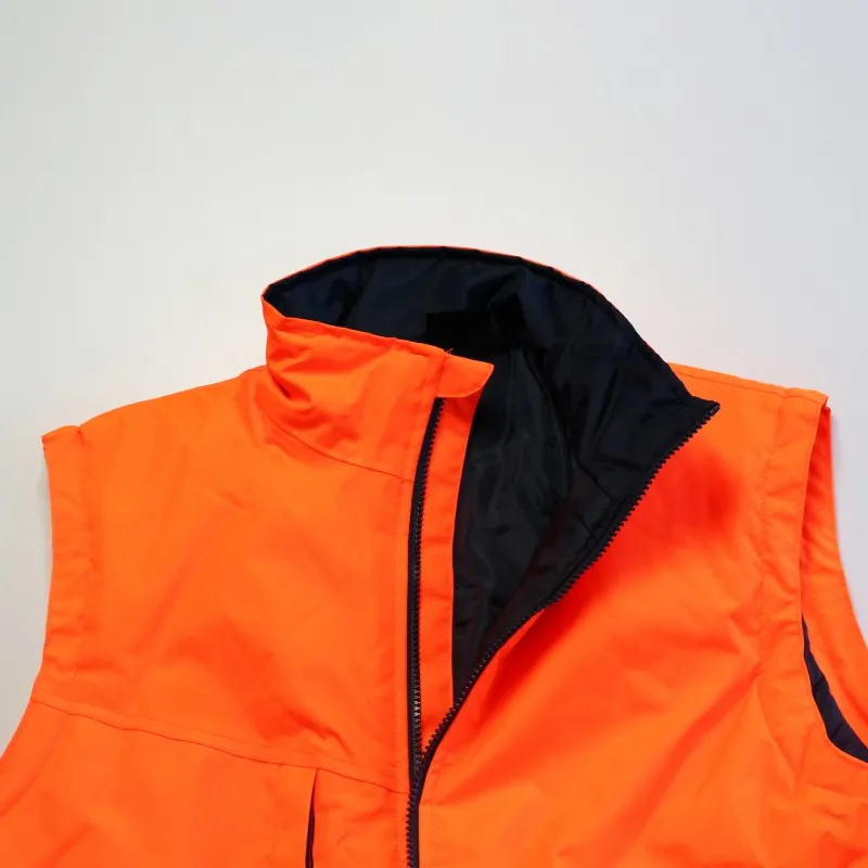 Gilet sans manche haute visibilité matelassé imperméable polyester 200 grs-m2 Hi-vis pro insulated unisexe Regatta