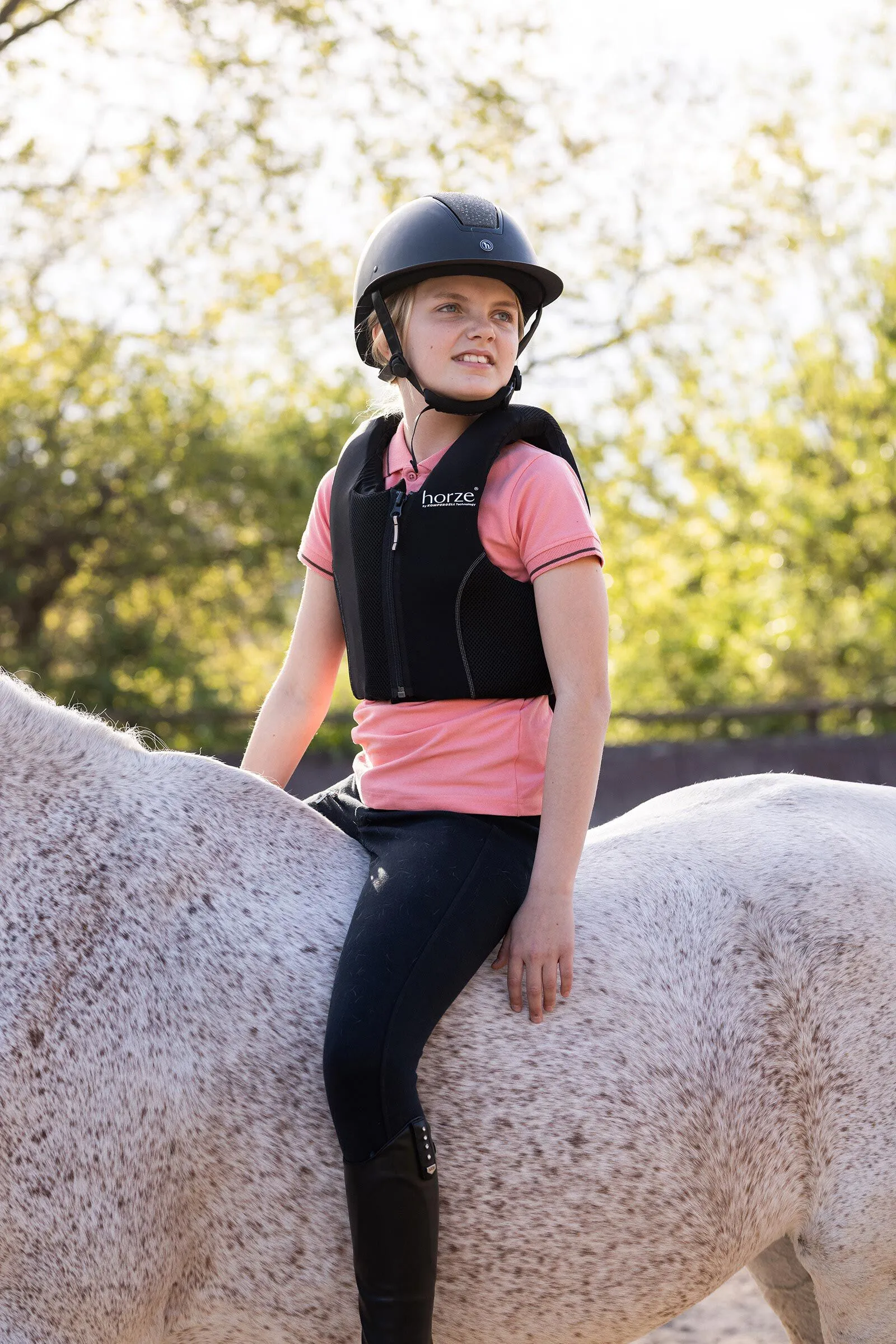 Horze Gilet de protection d&#39;équitation Caleri Junior