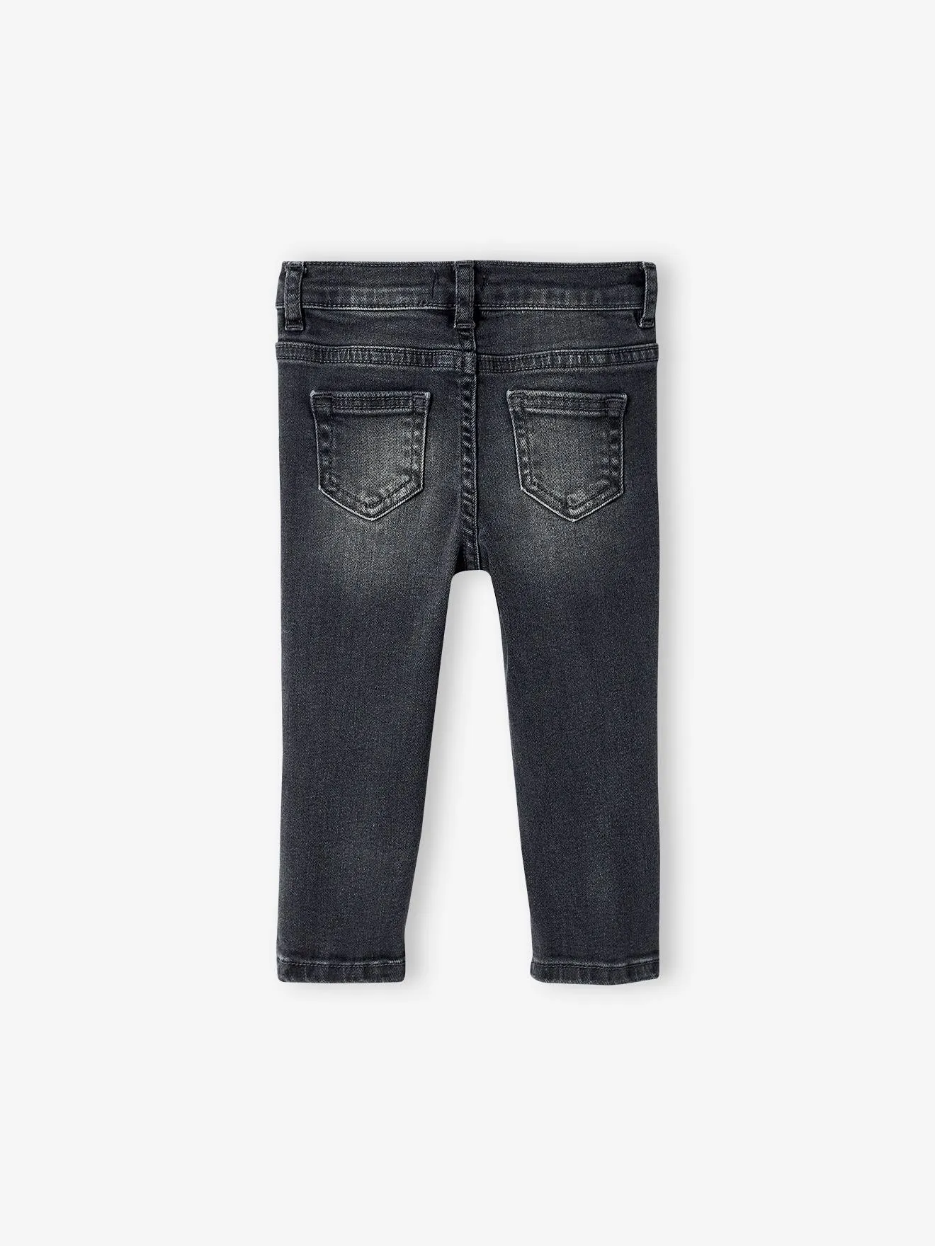 Jean bébé coupe droite BASICS denim brut - Vertbaudet