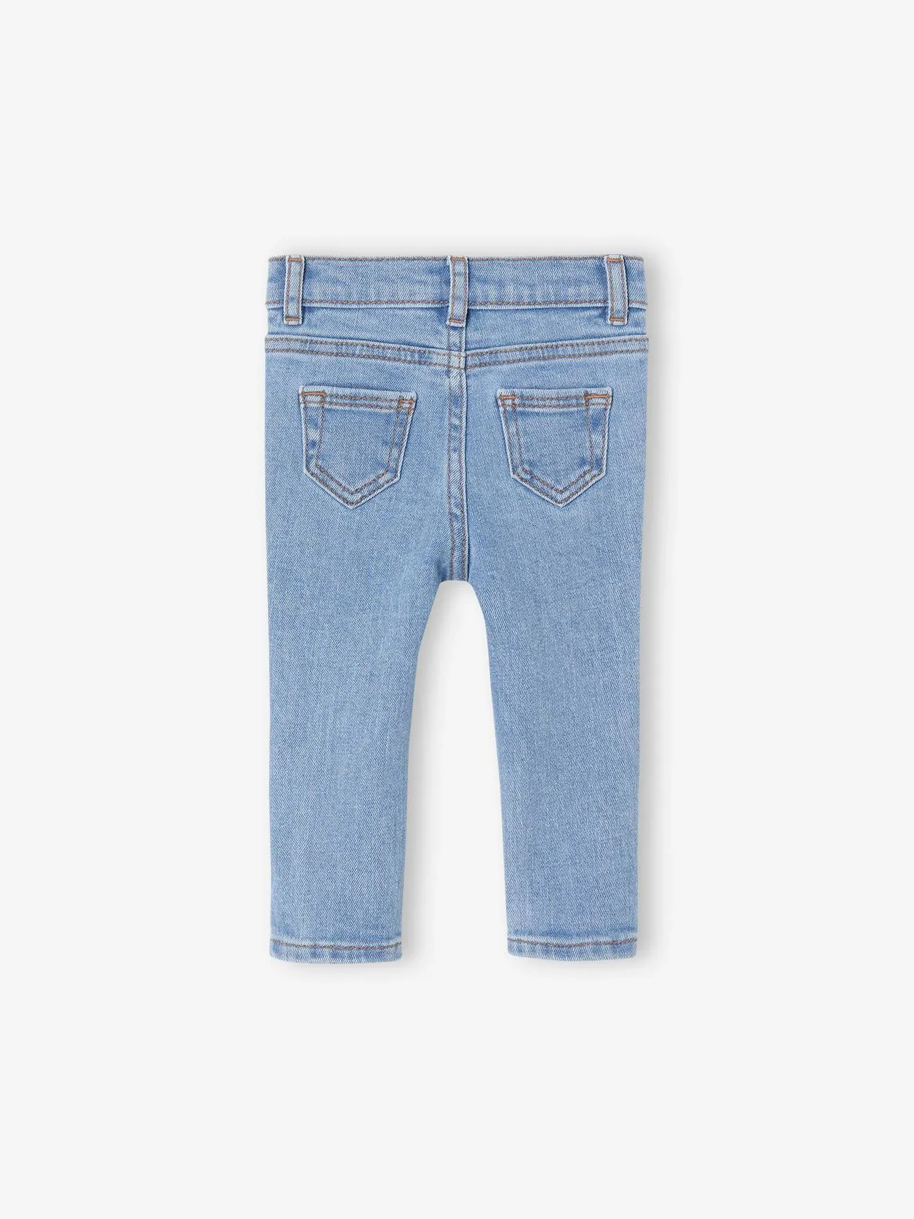 Jean bébé coupe droite BASICS denim brut - Vertbaudet