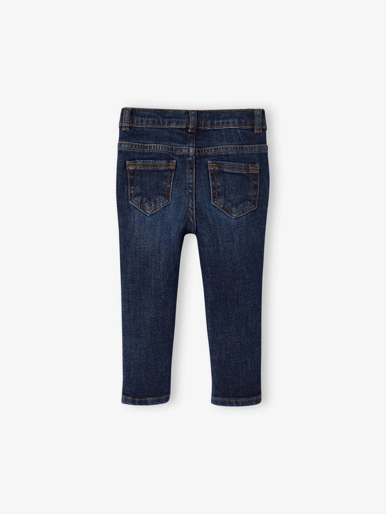 Jean bébé coupe droite BASICS denim brut - Vertbaudet