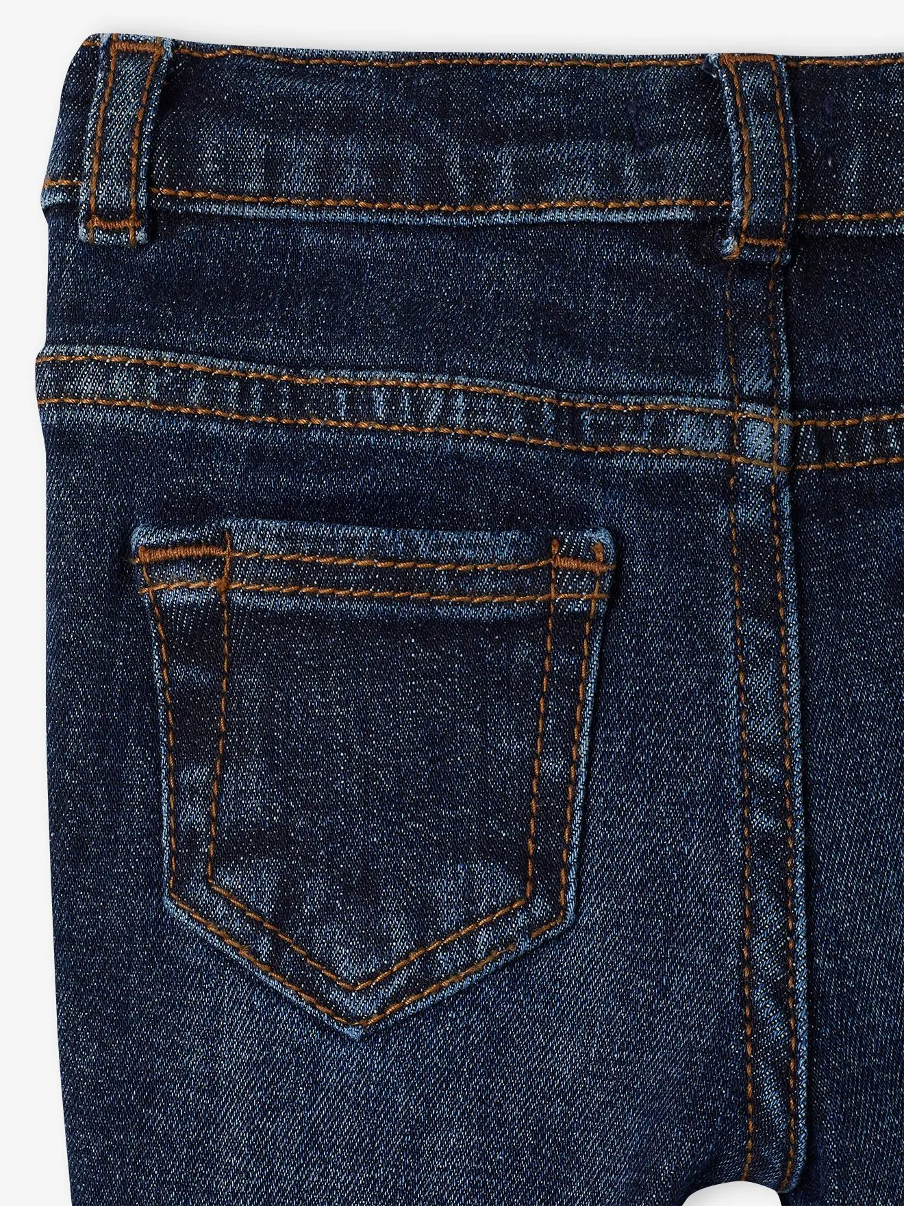 Jean bébé coupe droite BASICS denim brut - Vertbaudet