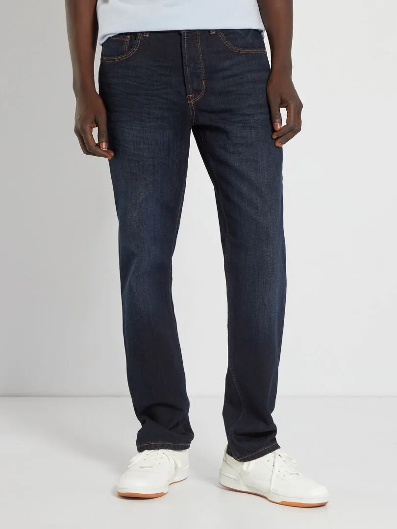 Jean regular - L32 - bleu indigo