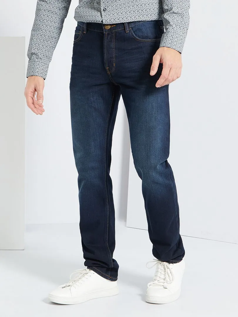 Jean regular - L32 - bleu indigo